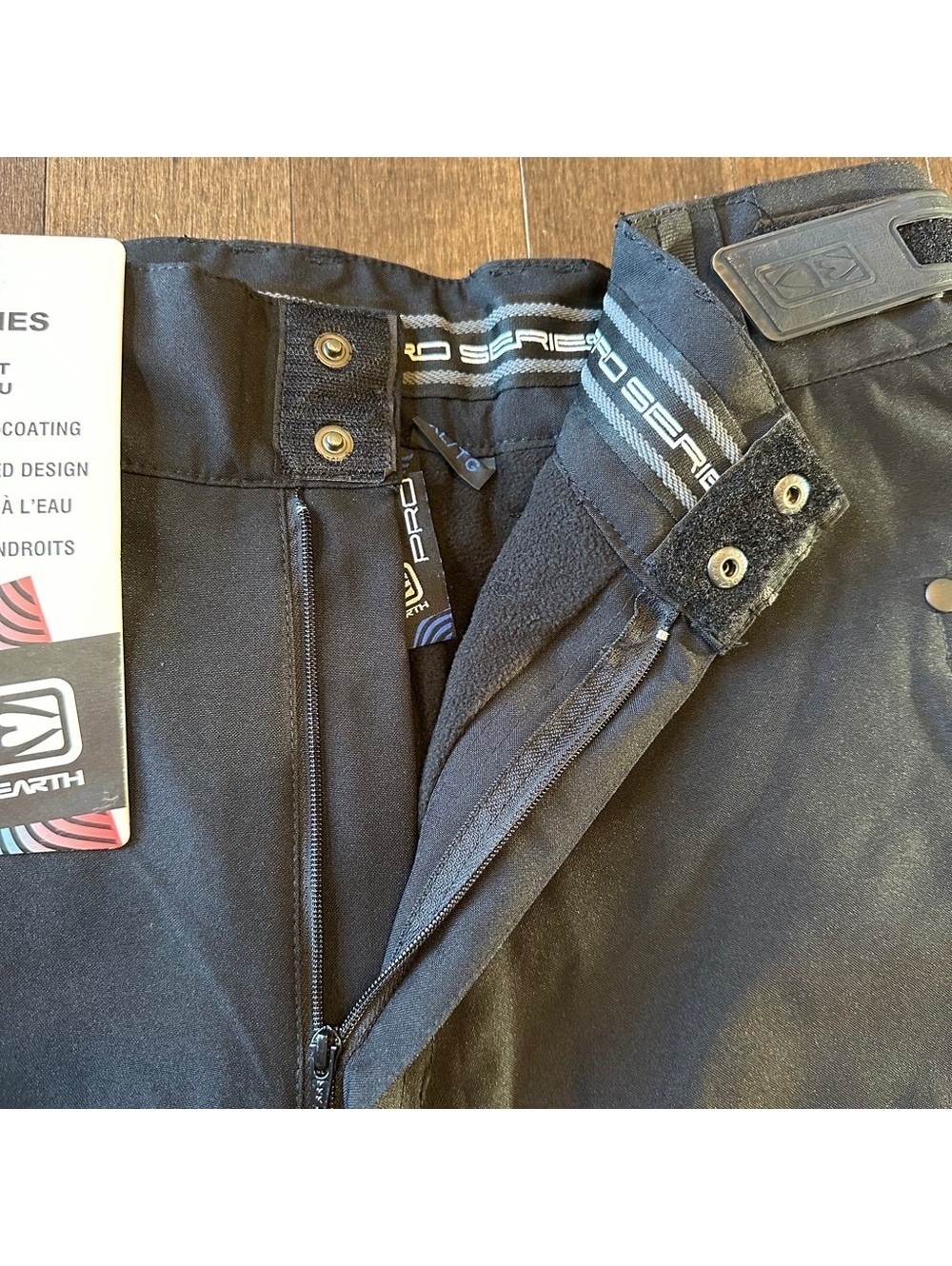 Men’s Ocean & Earth Water Resistant Ski Snow Pants Black Size XL 41/43 - Picture 6 of 15